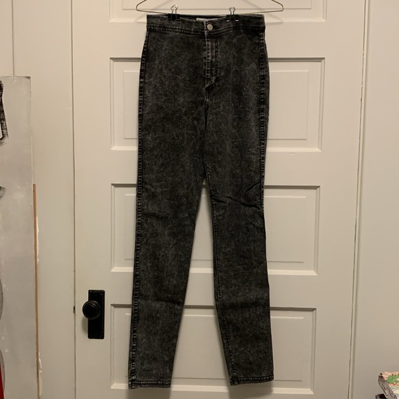 American Apparel Acid Wash Easy Jeans, Medium - Picture 2 of 7